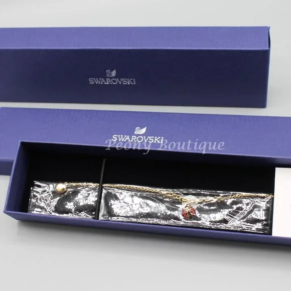 Swarovski 5479018 ladybug bracelet jewelry gold tone Remix Collection brand new - Picture 4 of 6